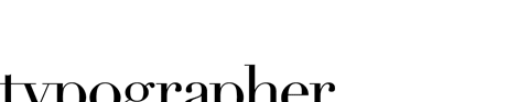 Typographer logo